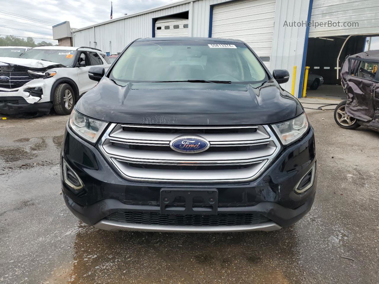 2017 Ford Edge Sel Black vin: 2FMPK3J99HBB44157