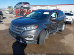 2018 Ford Edge Sel Gray vin: 2FMPK3J99JBC37380