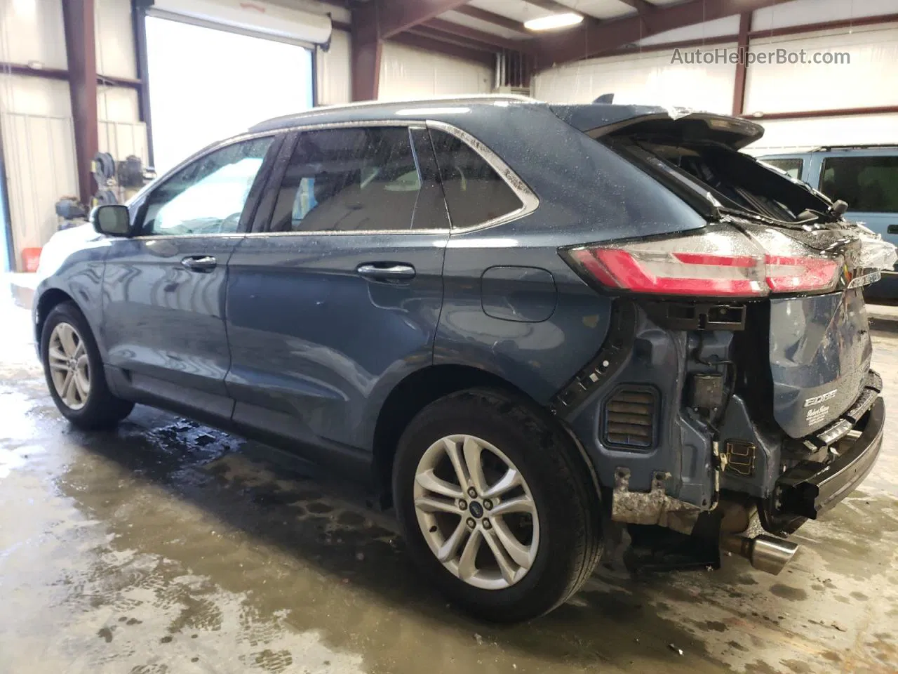 2019 Ford Edge Sel Blue vin: 2FMPK3J99KBB19329