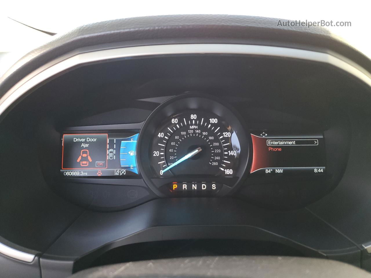 2019 Ford Edge Sel Серебряный vin: 2FMPK3J99KBC03571