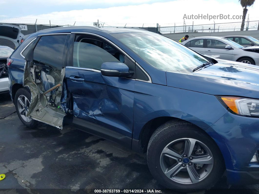 2019 Ford Edge Sel Dark Blue vin: 2FMPK3J99KBC21486