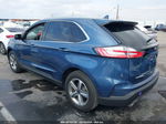 2019 Ford Edge Sel Dark Blue vin: 2FMPK3J99KBC21486