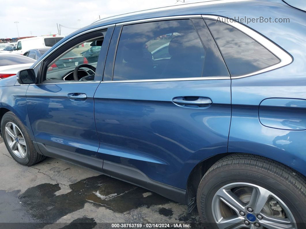 2019 Ford Edge Sel Dark Blue vin: 2FMPK3J99KBC21486