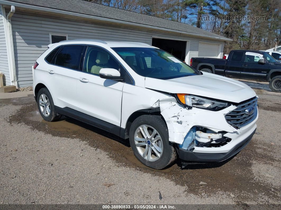 2020 Ford Edge Sel White vin: 2FMPK3J99LBA08314