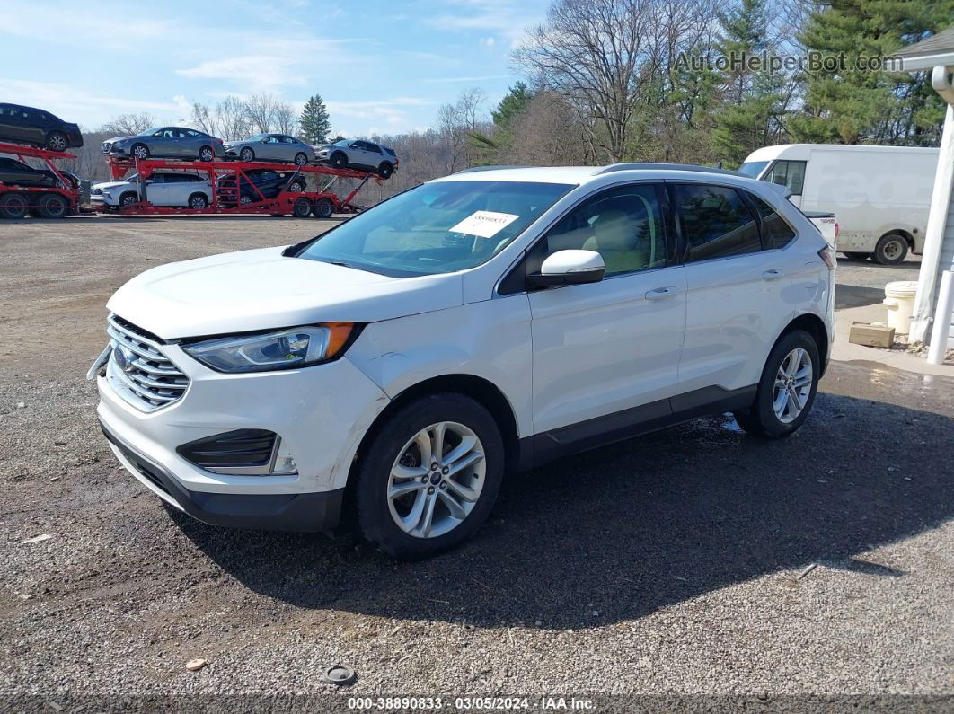 2020 Ford Edge Sel White vin: 2FMPK3J99LBA08314