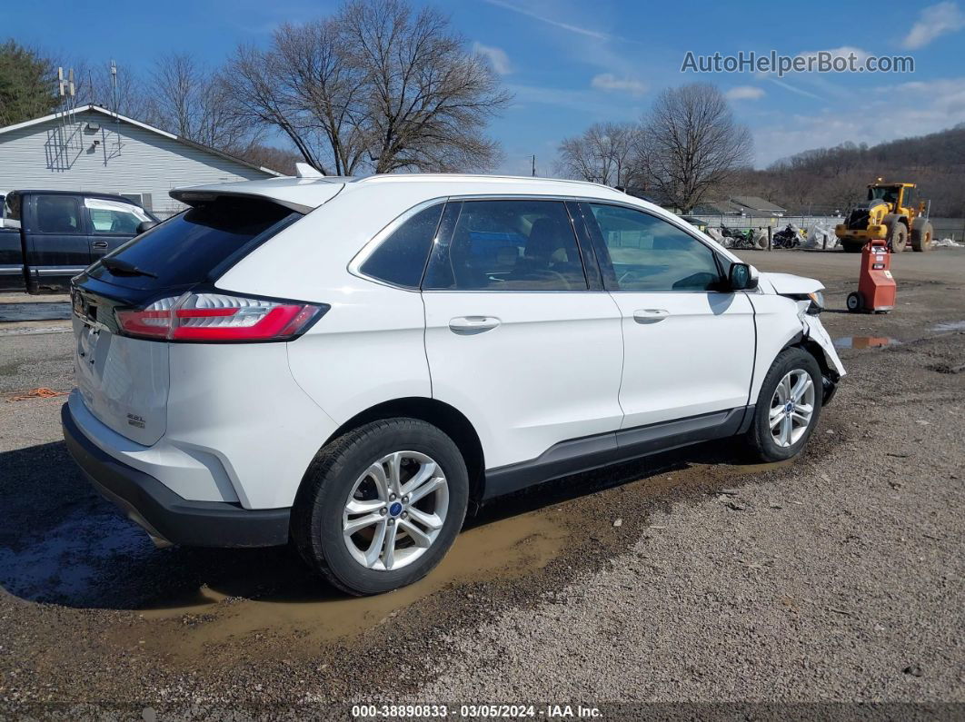 2020 Ford Edge Sel White vin: 2FMPK3J99LBA08314