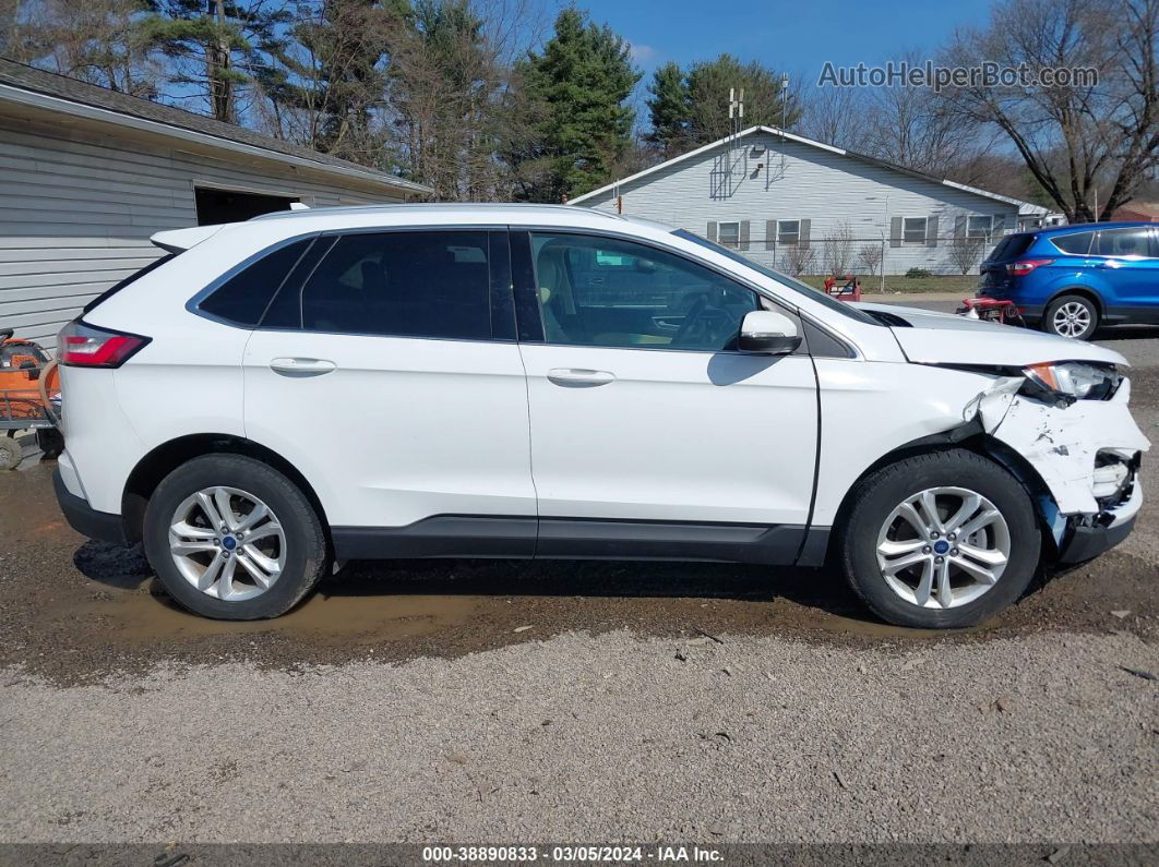 2020 Ford Edge Sel White vin: 2FMPK3J99LBA08314