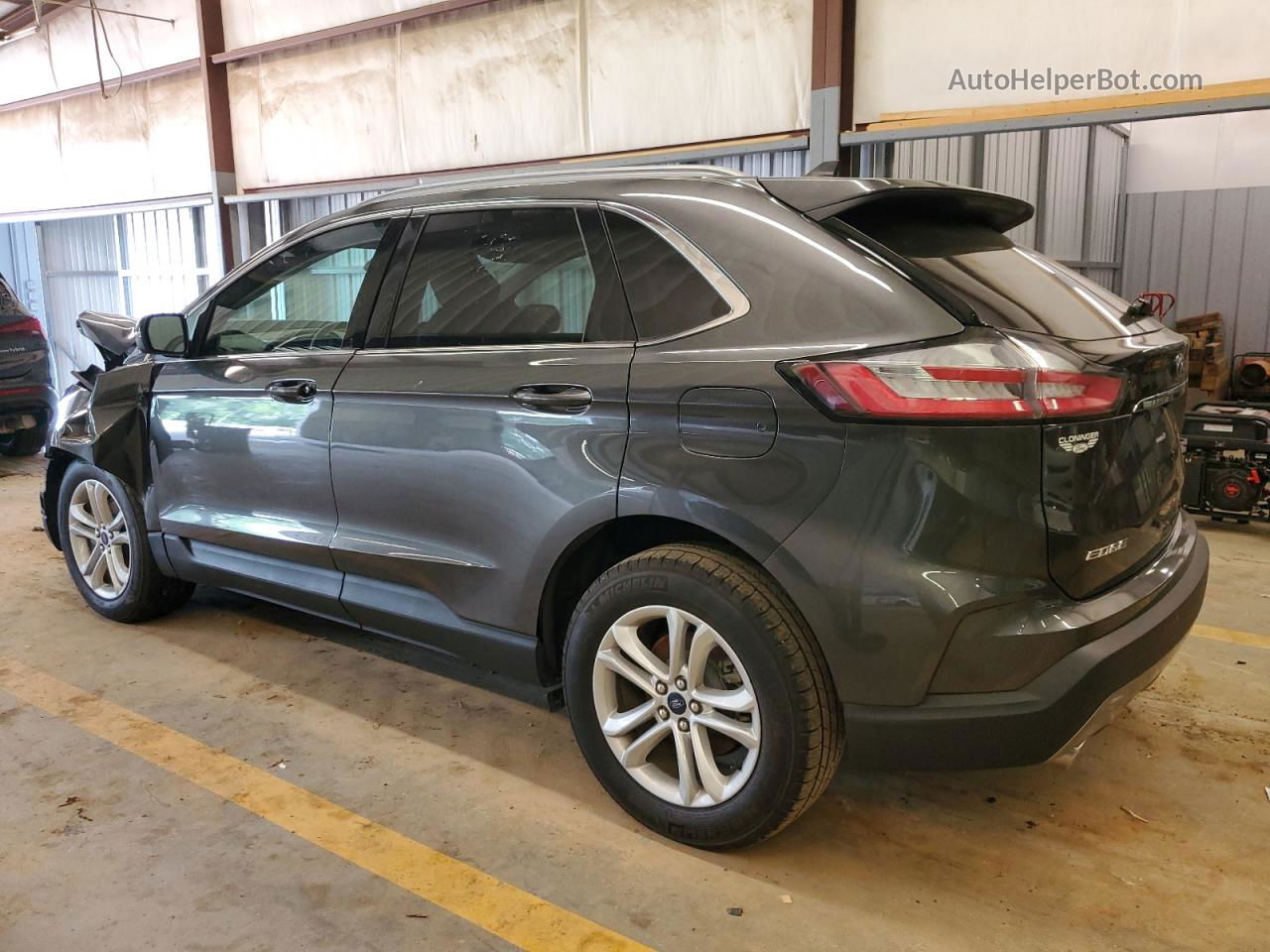 2020 Ford Edge Sel Gray vin: 2FMPK3J99LBB16531