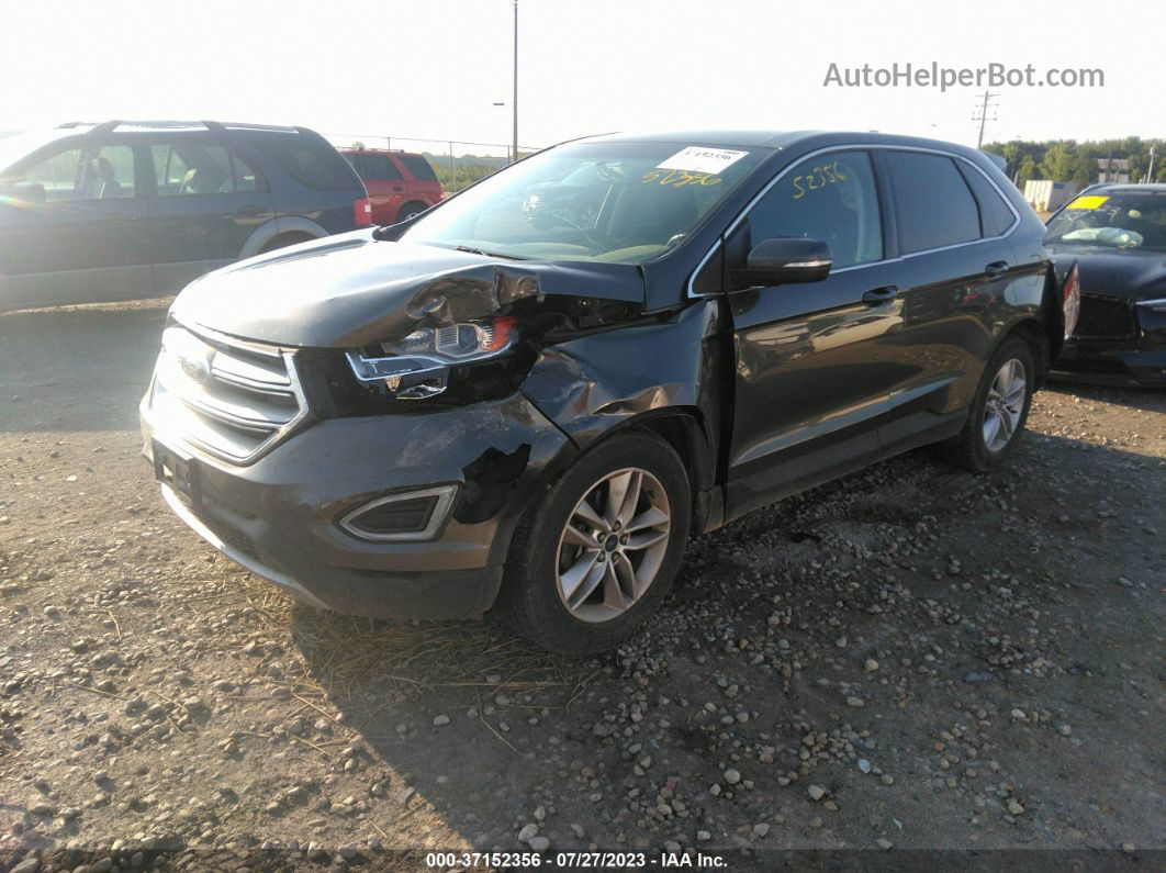 2016 Ford Edge Sel Gray vin: 2FMPK3J9XGBB78882