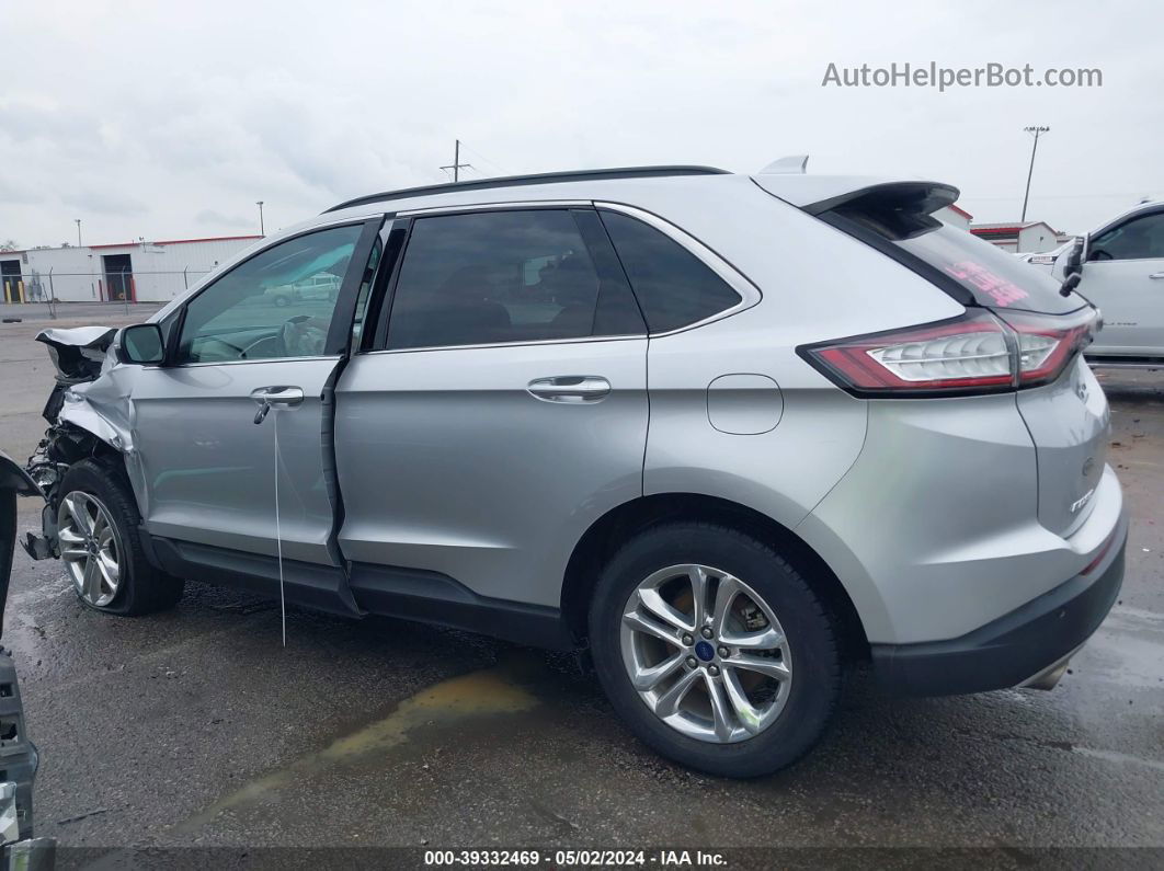 2016 Ford Edge Sel Silver vin: 2FMPK3J9XGBB86920