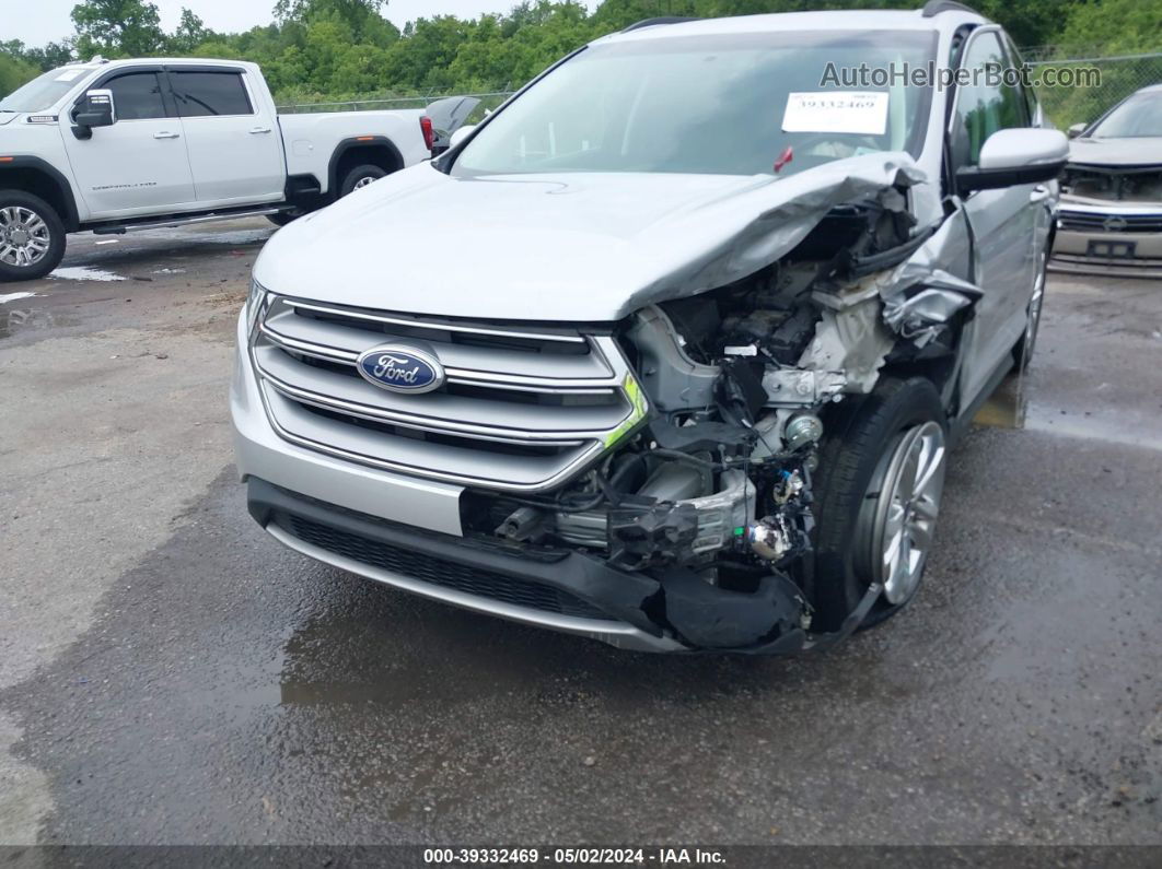 2016 Ford Edge Sel Silver vin: 2FMPK3J9XGBB86920