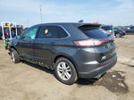 2017 Ford Edge Sel Gray vin: 2FMPK3J9XHBB96462