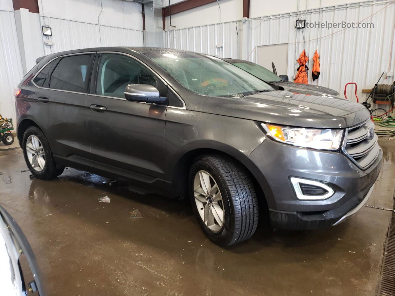 2017 Ford Edge Sel Black vin: 2FMPK3J9XHBC32246