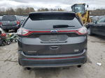 2018 Ford Edge Sel Gray vin: 2FMPK3J9XJBB09102