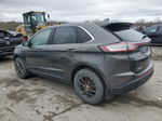 2018 Ford Edge Sel Gray vin: 2FMPK3J9XJBB09102