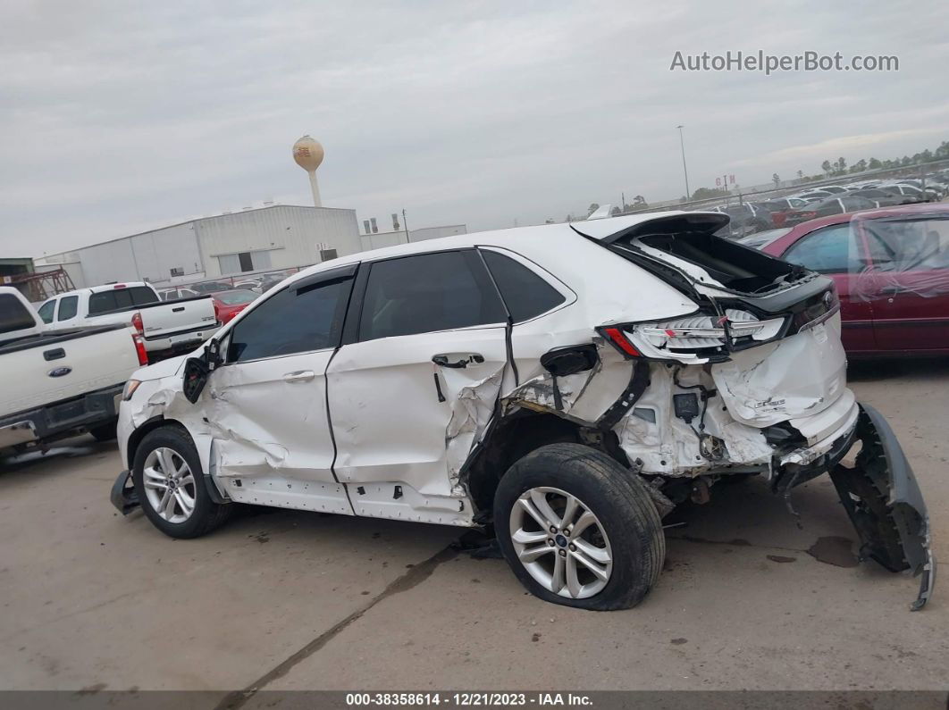 2019 Ford Edge Sel White vin: 2FMPK3J9XKBB08226