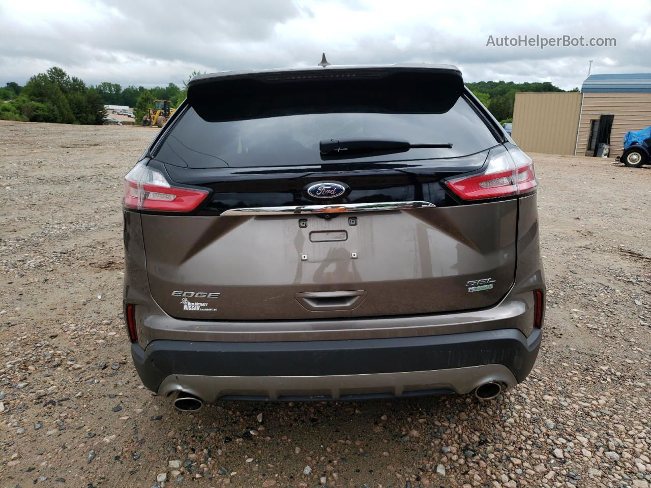 2019 Ford Edge Sel Brown vin: 2FMPK3J9XKBB31070