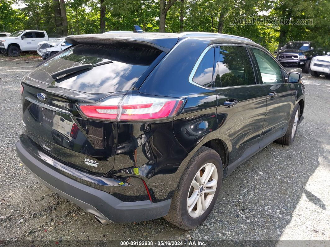 2019 Ford Edge Sel Black vin: 2FMPK3J9XKBB66790