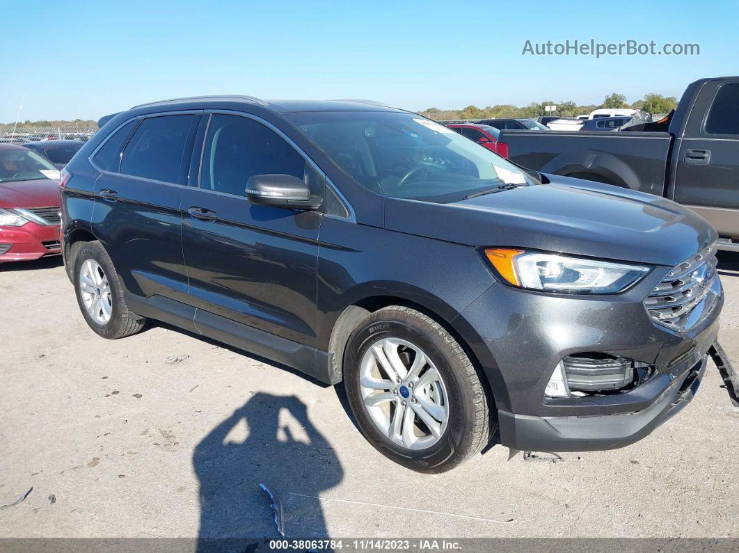 2019 Ford Edge Sel Gray vin: 2FMPK3J9XKBB95951