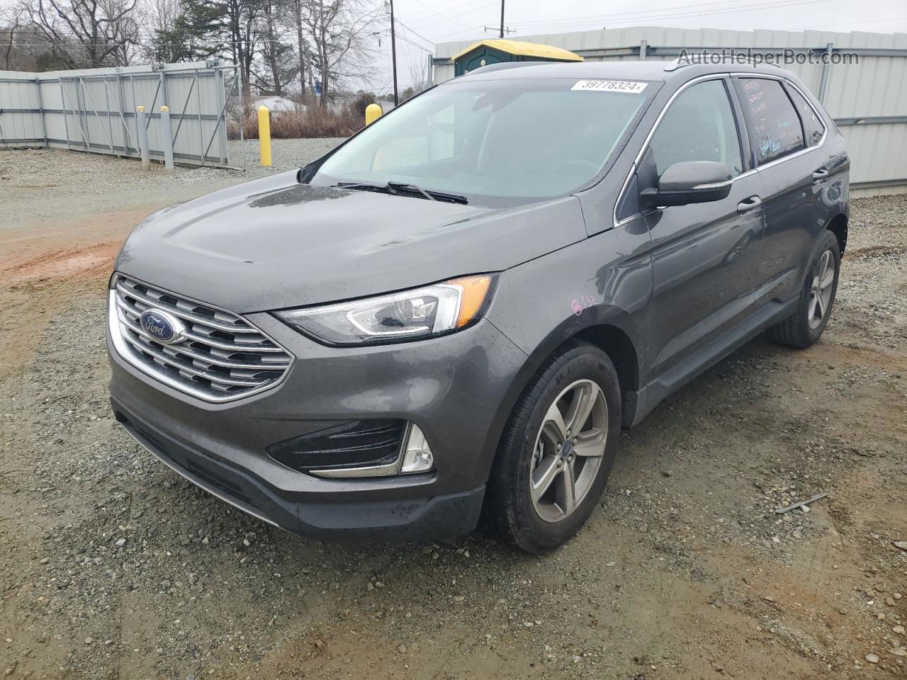 2020 Ford Edge Sel Серый vin: 2FMPK3J9XLBA23288