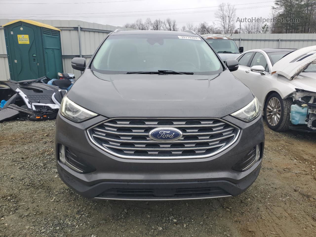 2020 Ford Edge Sel Серый vin: 2FMPK3J9XLBA23288