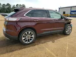 2018 Ford Edge Titanium Burgundy vin: 2FMPK3K80JBC26726