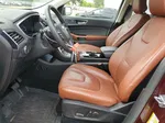 2018 Ford Edge Titanium Burgundy vin: 2FMPK3K80JBC26726