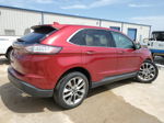 2018 Ford Edge Titanium Burgundy vin: 2FMPK3K81JBB52992