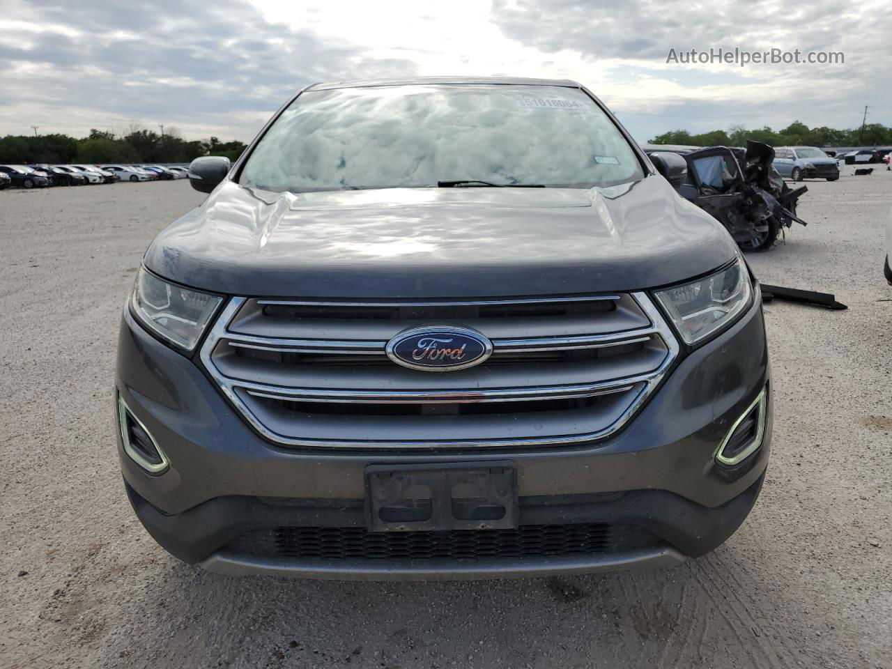 2015 Ford Edge Titanium Угольный vin: 2FMPK3K82FBB06112