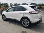 2018 Ford Edge Titanium White vin: 2FMPK3K83JBC18359