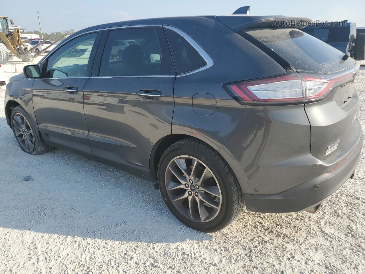 2015 Ford Edge Titanium Серый vin: 2FMPK3K84FBB44134