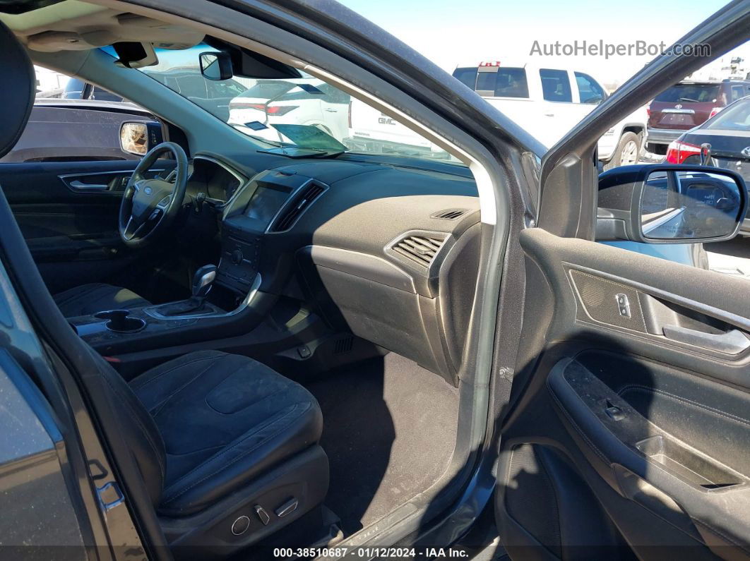 2015 Ford Edge Titanium Серый vin: 2FMPK3K84FBB60981