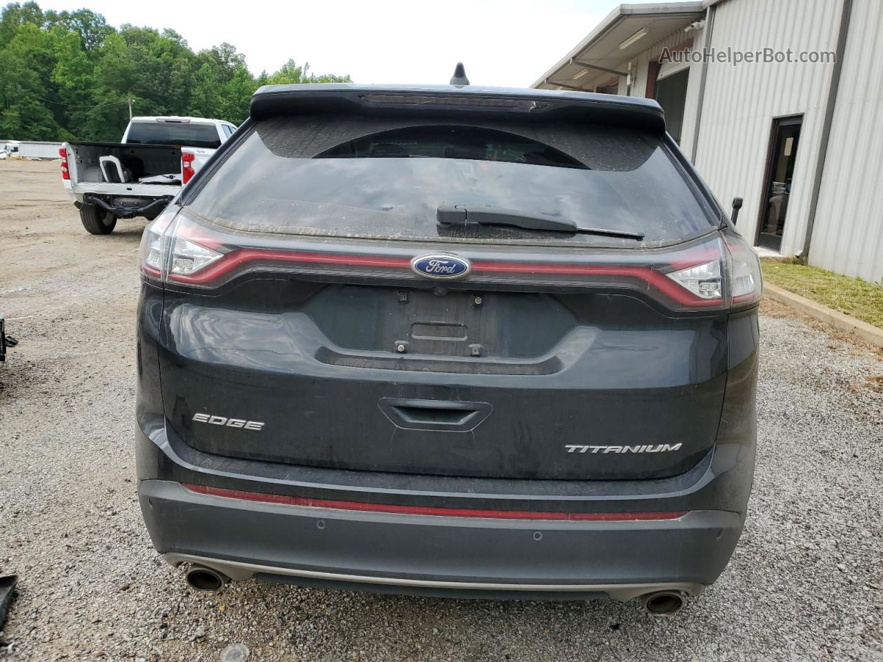 2015 Ford Edge Titanium Black vin: 2FMPK3K84FBC22217