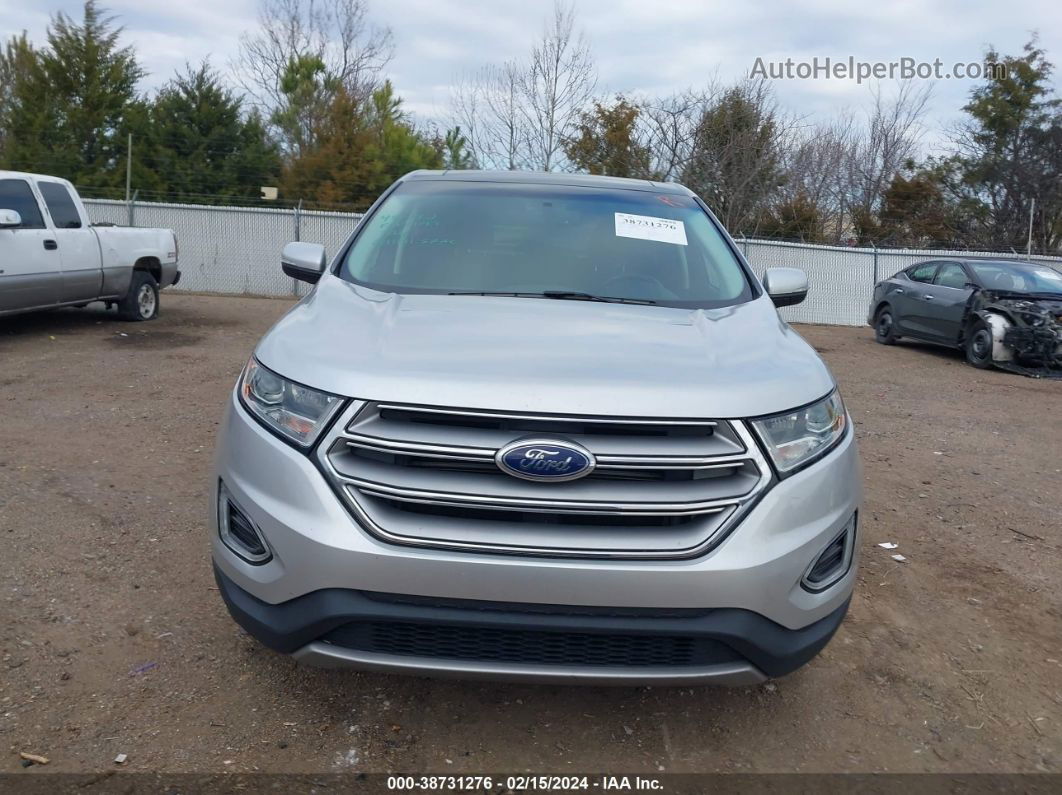 2017 Ford Edge Titanium White vin: 2FMPK3K85HBB54786