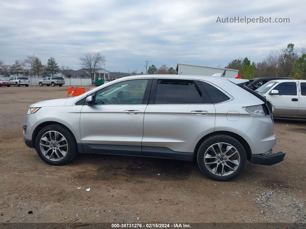 2017 Ford Edge Titanium White vin: 2FMPK3K85HBB54786