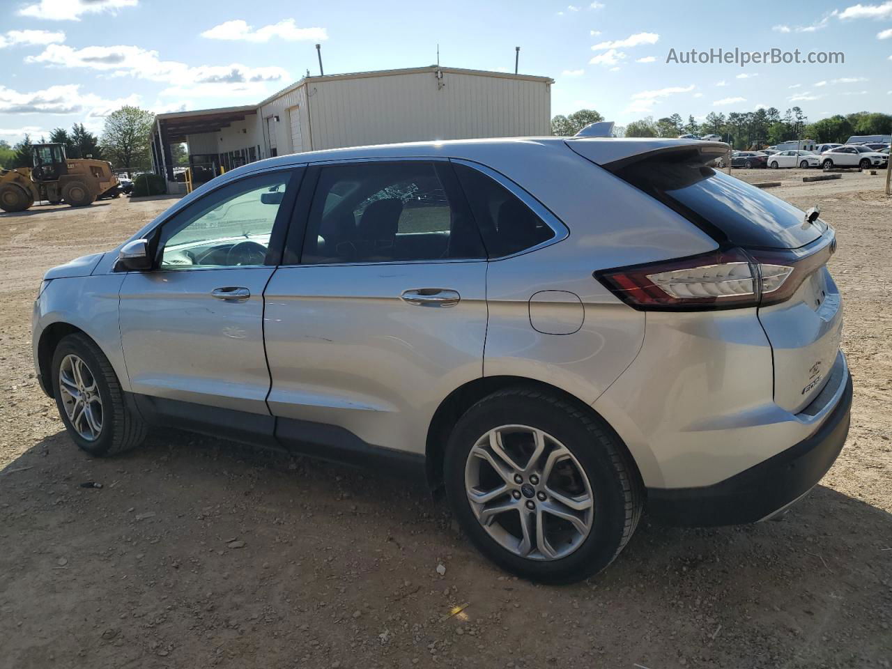 2016 Ford Edge Titanium Серебряный vin: 2FMPK3K86GBB65956