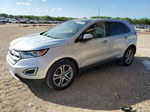 2016 Ford Edge Titanium Серебряный vin: 2FMPK3K86GBB65956