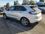 2018 Ford Edge Titanium Серебряный vin: 2FMPK3K86JBB88502