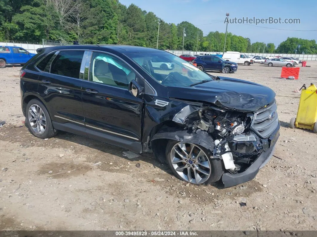 2015 Ford Edge Titanium Black vin: 2FMPK3K87FBB40966