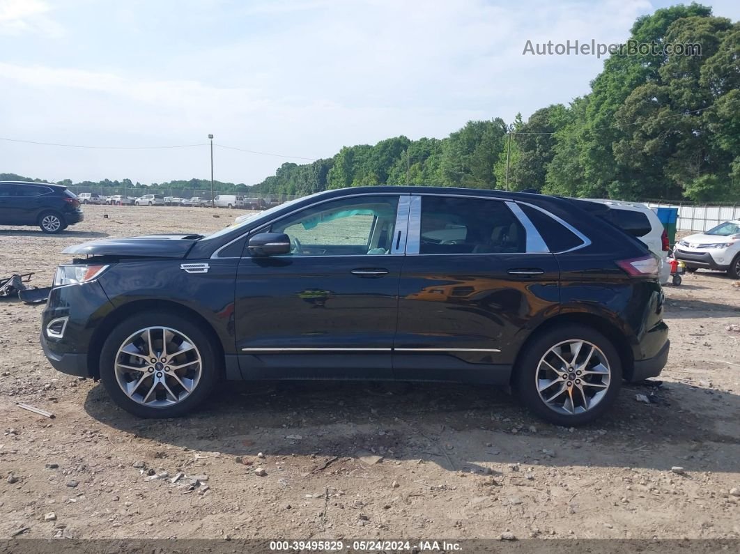 2015 Ford Edge Titanium Black vin: 2FMPK3K87FBB40966