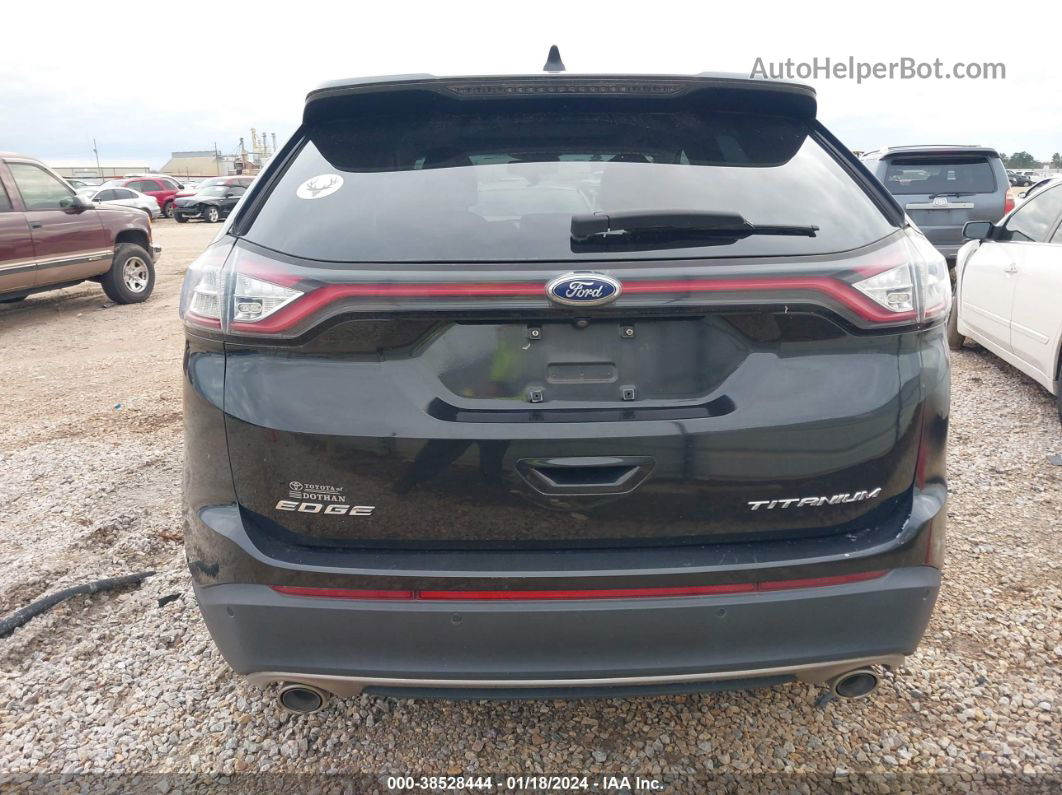 2015 Ford Edge Titanium Black vin: 2FMPK3K87FBB88712