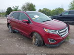 2015 Ford Edge Titanium Красный vin: 2FMPK3K87FBC06691