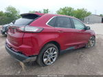 2015 Ford Edge Titanium Red vin: 2FMPK3K87FBC06691