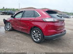 2015 Ford Edge Titanium Red vin: 2FMPK3K87FBC06691