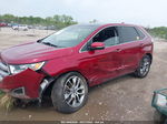 2015 Ford Edge Titanium Red vin: 2FMPK3K87FBC06691