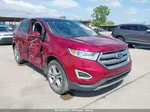 2016 Ford Edge Titanium Red vin: 2FMPK3K87GBB83219