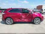 2016 Ford Edge Titanium Red vin: 2FMPK3K87GBB83219