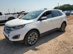 2018 Ford Edge Titanium Белый vin: 2FMPK3K87JBB51667