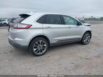 2016 Ford Edge Titanium Серебряный vin: 2FMPK3K88GBB78059