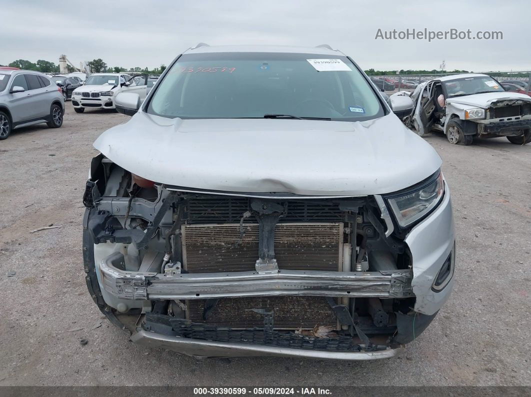 2016 Ford Edge Titanium Серебряный vin: 2FMPK3K88GBB78059